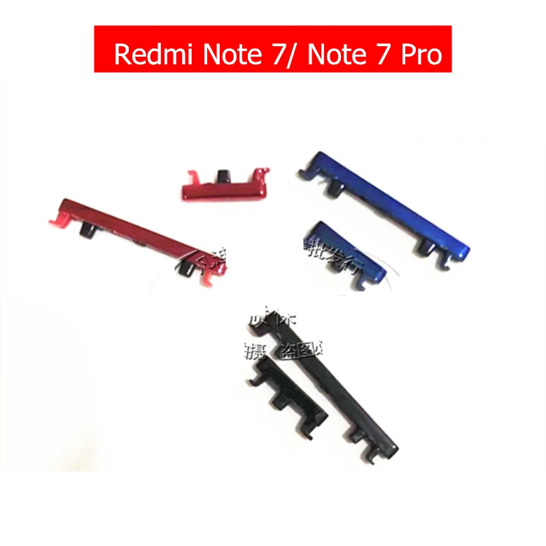 

for Xiaomi Redmi Note 7 Pro Power Volume Button Side Key Button On Off Switch Key for Redmi Note7 Repair Spare Parts