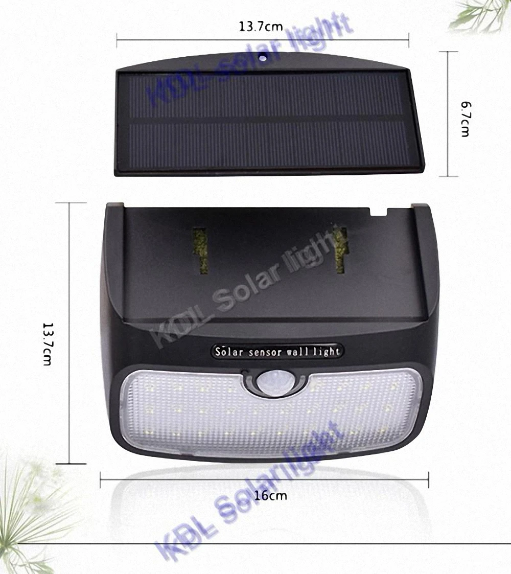 

3pcs/lot 48 led solar lamp Wireless Waterproof Motion Sensor Security Light for Door,Outside Wall,Back Yard,Garage,Garden,Fence,