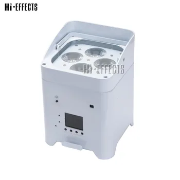 

DMX IR Remote Control 4X18W RGBWA+UV 6IN1 Battery Smart LED Par Light 6/10 Channels LED Par Stage Lights Wifi MINI LED Par Light