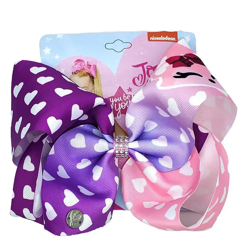 

Jojo bow Hairpin Sequin Hair Clip for Women Handmade Rainbow Dance Party Kids Boutique Hair Accessories Girl Large Hair Bows