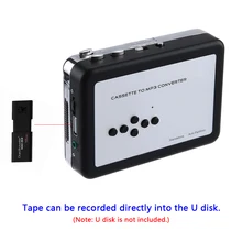 10 шт./партия автономная Кассетная лента в MP3 конвертер, портативный кассетный плеер, лента в MP3, сохранить в USB флэш-драйвер