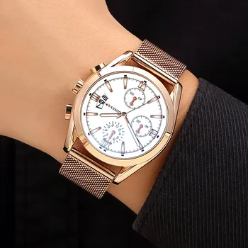 

Men's Wrist Watch Luxury stainless steel Strap Casual Quartz Ultra Thin Watches Men male watch metal relogios masculinos A5