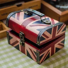 Винтажный чемодан в британском стиле 18*14,5*11,5 см