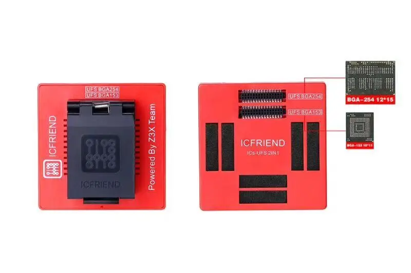 Оригинальный адаптер ICFriend ufs 2 в 1 с поддержкой UFS для простой коробки J tag plus