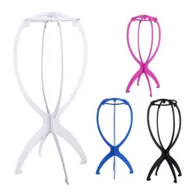 4 цвета регулируемые пластиковые стенды для париков разборный манекен для шляп манекен Кепка головной держатель парик Органайзер