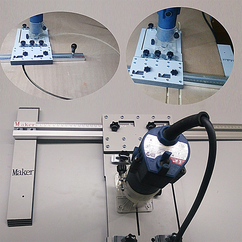 

Accurate Guide Woodworking Edge Guide For Electricity Circular Saws Trimmer Machine Positioning Cutting Board Tools