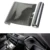 YAQUICKA Nueva 5D Brillante Brillante Coche Negro de Fibra de Carbono Película Del Abrigo Del Vinilo Hoja de la Etiqueta Engomada Calcomanías 12 “x 60” para Volkswagen Audi Bmw etc