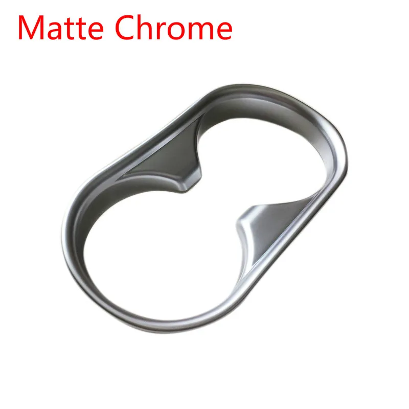 Matte Chrome ABS хромированный держатель для стакана с водой в салон накладка 1 шт. для Mazda CX-5 CX5 аксессуары для стайлинга автомобилей - Название цвета: Matte Chrome