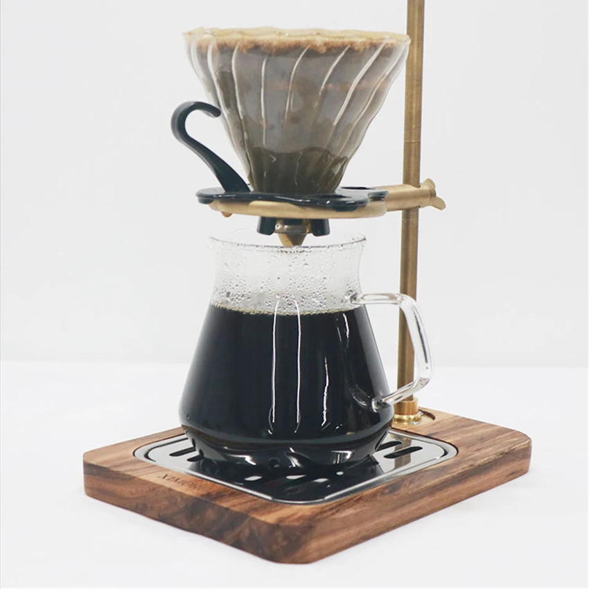 Coffee Filter Holder Zingana Base Adjustable Coffee Filter Brewing Stand Coffee Dripper Stand Holder Rack Cafe Accessory