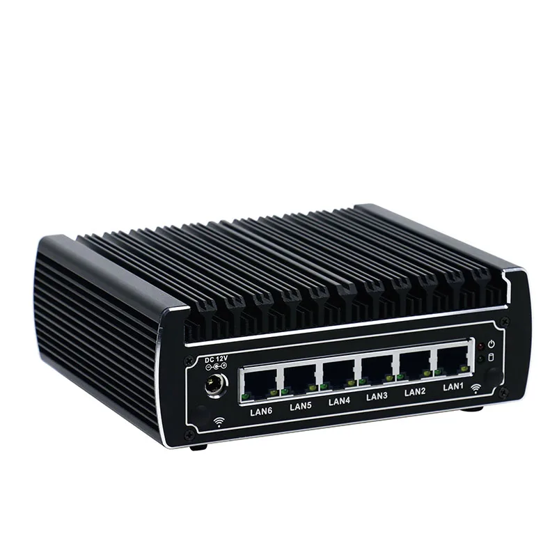 Minisys صغيرة المنزل الخادم جدار الحماية 6 Lan ميناء إنتل Kaby بحيرة النواة I5-7200U CPU بدون مروحة VPN Pfsense البسيطة PC مع 4 USB3.0 AES-NI