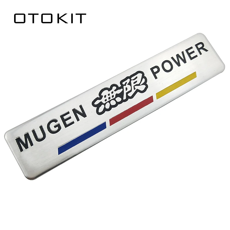 Car Aluminium Red Mugen Power Auto Car Sticker Emblem Chrome Logo Badge Posteriore Per Honda Civic Accord S2000 Cr-V Car-Styling Covers