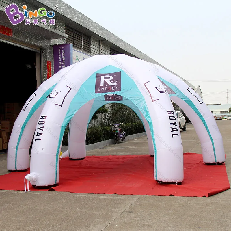  Customized 6X3 meters inflatable tent with 6 pillars / inflatable event tent with LOGO printing toy