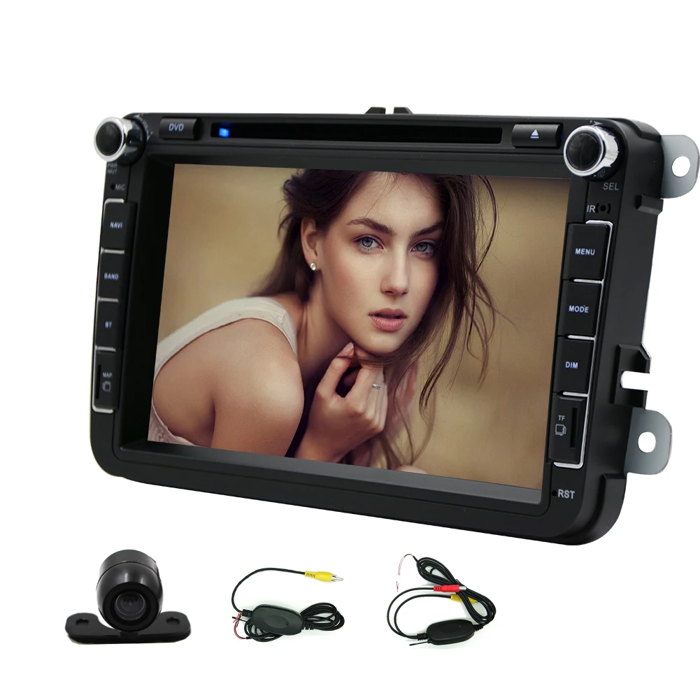 Perfect Android 5.1 Receiver Auto PC Stereo AMP Capacitive Map Car DVD Autoradio 4-Core OBD2 CanBus Radio GPS System For VW Volkswagen 13