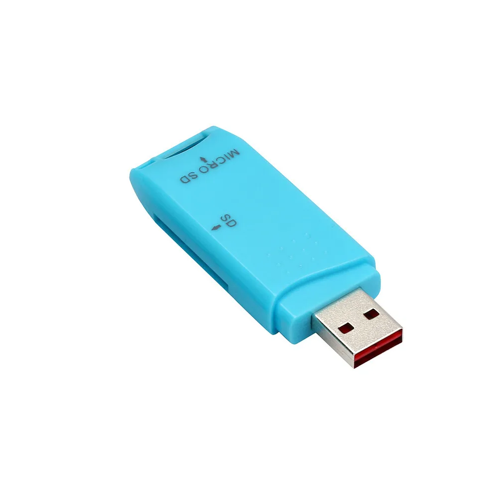 Мини Портативный USB считыватель карт памяти 2,0 Micro SD/SDXC TF кардридер адаптер оптовая продажа l921 #2