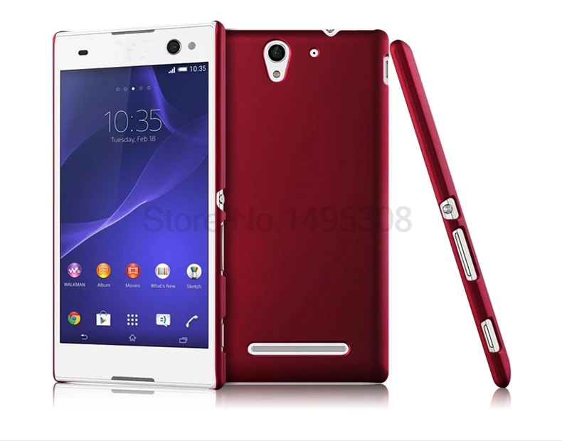 Модный матовый, резиновый, Матированный жесткий чехол для sony Xperia C5 Ultra C4 E5333 C3 Dual D2533 с эффектом потертости