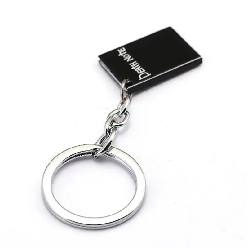 Брелок HSIC Death Note металлическая подвеска в виде чёрной книги цепочка для ключей