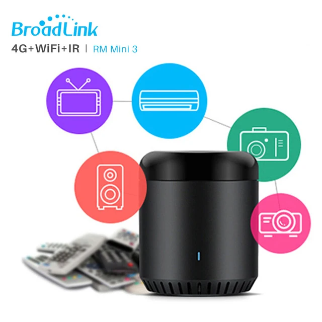 Broadlink RM Mini3 Universal Intelligent WiFi IR Remote Controller Wireless App Control Via iOS Android Smart Home Automation