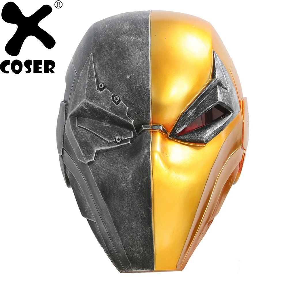 XCOSER Injustice Gods среди нас Deathstroke slade Joseph Wilson полный головные шлемы Карнавальная маска с светодиодный свет обновленная версия