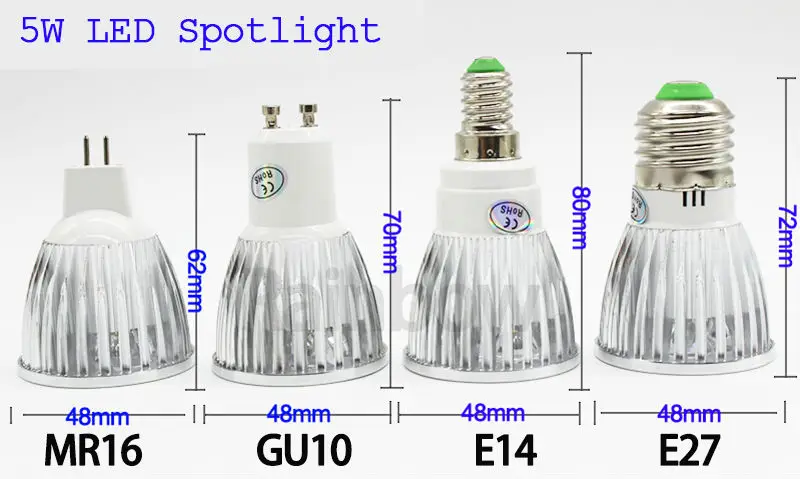 9W 12W Spotlight 2222