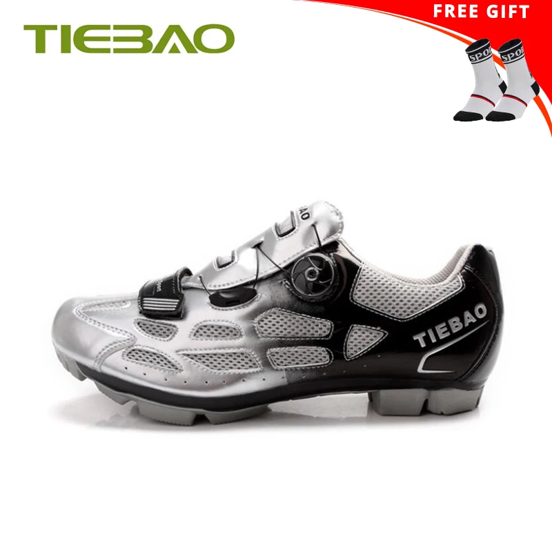 

Tiebao Cycling Shoes Unisex Nylon sole MTB Mountain Bike Racing Self-Locking bicycle sport breathable Shoes man sneakers women