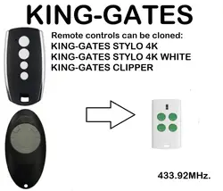 KING-GATES STYLO 4 K, KING-GATES клипер пульт дистанционного управления Дубликатор 433,92 МГц