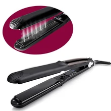 110 В/220 В функциональный плоский утюжок турмалин керамический паровой Профессиональный Выпрямитель для волос паровой выпрямитель для сухих влажных волос