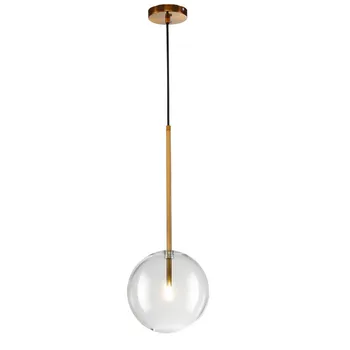 

2019 Suspension Luminaire Designer Glass Pendant lights Minmalist Loft Casual Restaurant Foyer Bedroom Clear glass Ball G9 Led