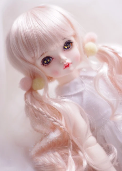 BJD doll wigs pink bunches Imitation mohair hair wigs for 1/4 1/8 BJD DD SD MSD doll long curly hair wigs цена BJD doll wigs pink bunches Imitation mohair hair wigs for 1/4 1/8 BJD DD SD MSD doll long curly hair wigs цены онлайн