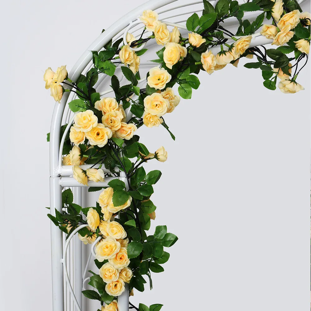 1 piece Artificial Flower Vine Rose Garland Wedding Arch Decorations