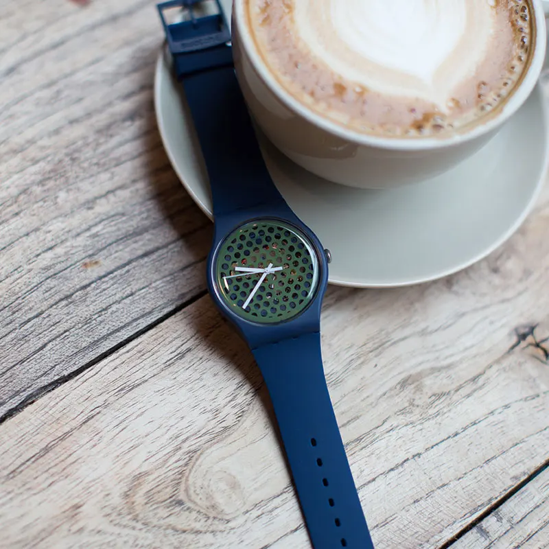 Часы swatch оригинальные цветные кварцевые мужские часы SUON113|Кварцевые часы| |
