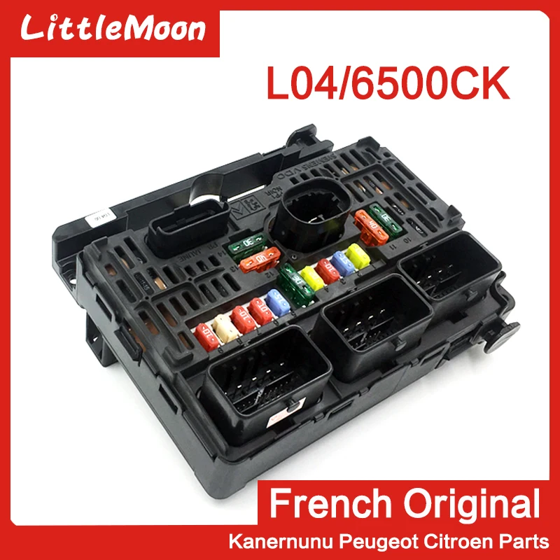 

Original fuse box central control unit Servo relay BSM L04 Siemens 6500CK 9657718580 for Peugeot 307 607 807 Facelift Citroen C4