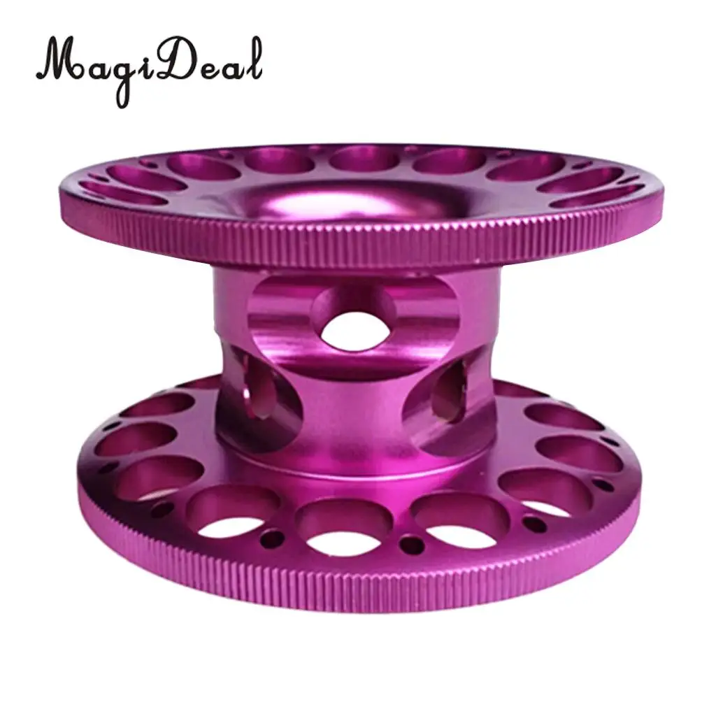 MagiDeal Finger Spool - Lightweight Aluminum Alloy Small Empty Guide Line Spool Dive Reel for Underwater Technical Scuba Divers