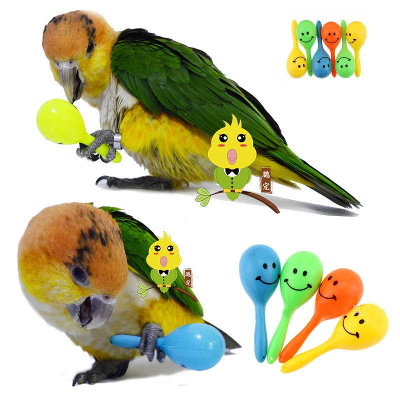

3pcs/1lot Parrot Toy with Sound Small Birds Toys Pet Toy Accessories Cockatiel Parrot Toys D411a