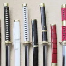 S2695 Аниме ONE PIECE SHUSUI WADO ICHIMONJI YUBASHIRI SANDAI меч Kitetsu пистолет металлический 4" Лот 4