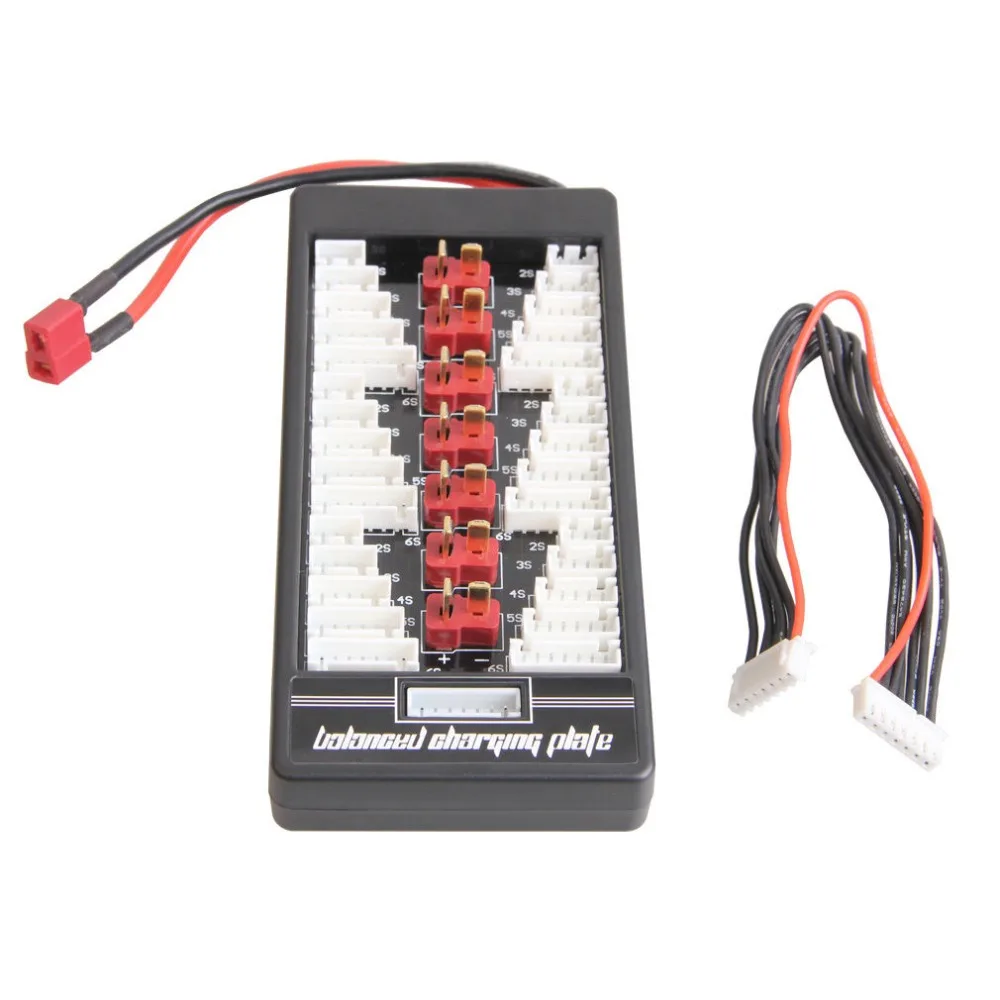 

Welyand Imax B6 B6AC 2S-6S Lipo Parallel Charging Board Charger Plate T Plug for rc fpv charge Free Shipping