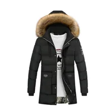 Для мужчин зимние теплые куртки и пальто Для мужчин ветрозащитный толстые Veste человек дышащий хлопок-мягкий повседневная куртка Y-021