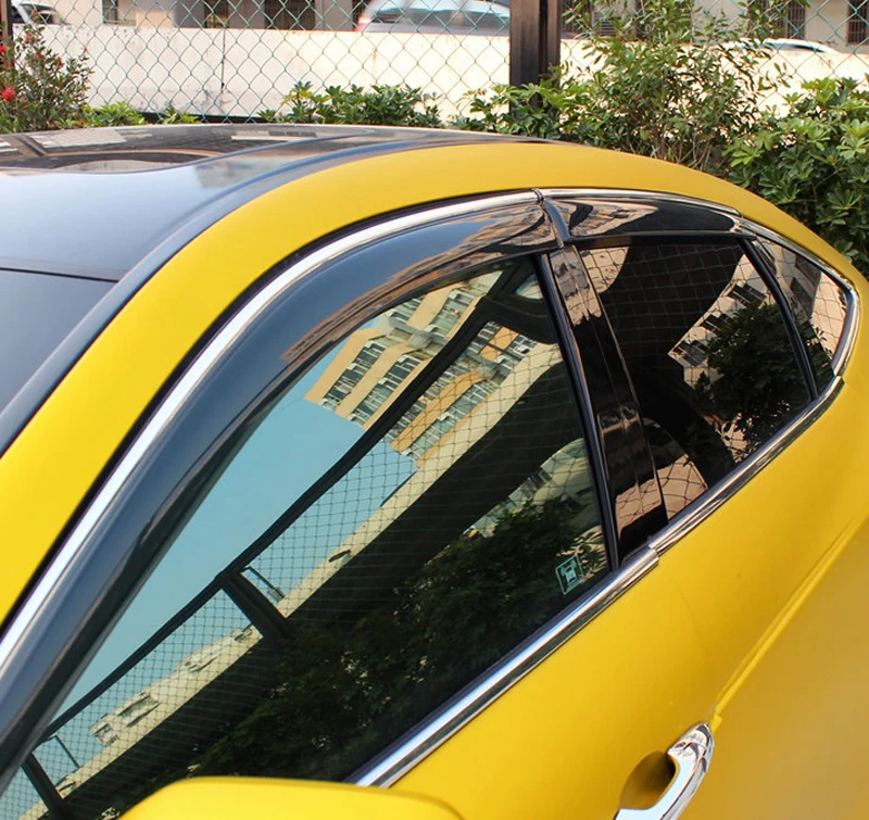Наружная Боковая дверь, окно, дефлектор, защита, отделка 4 шт. для Honda Crosstour