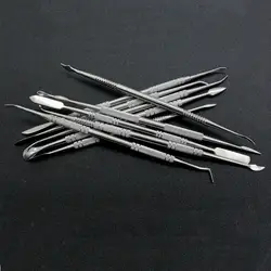 Сталь Порошковая глина нож-шпатель для воска вырезка нержавеющая сталь тип DiaoSuDao осадка керамика Моделирование Инструменты