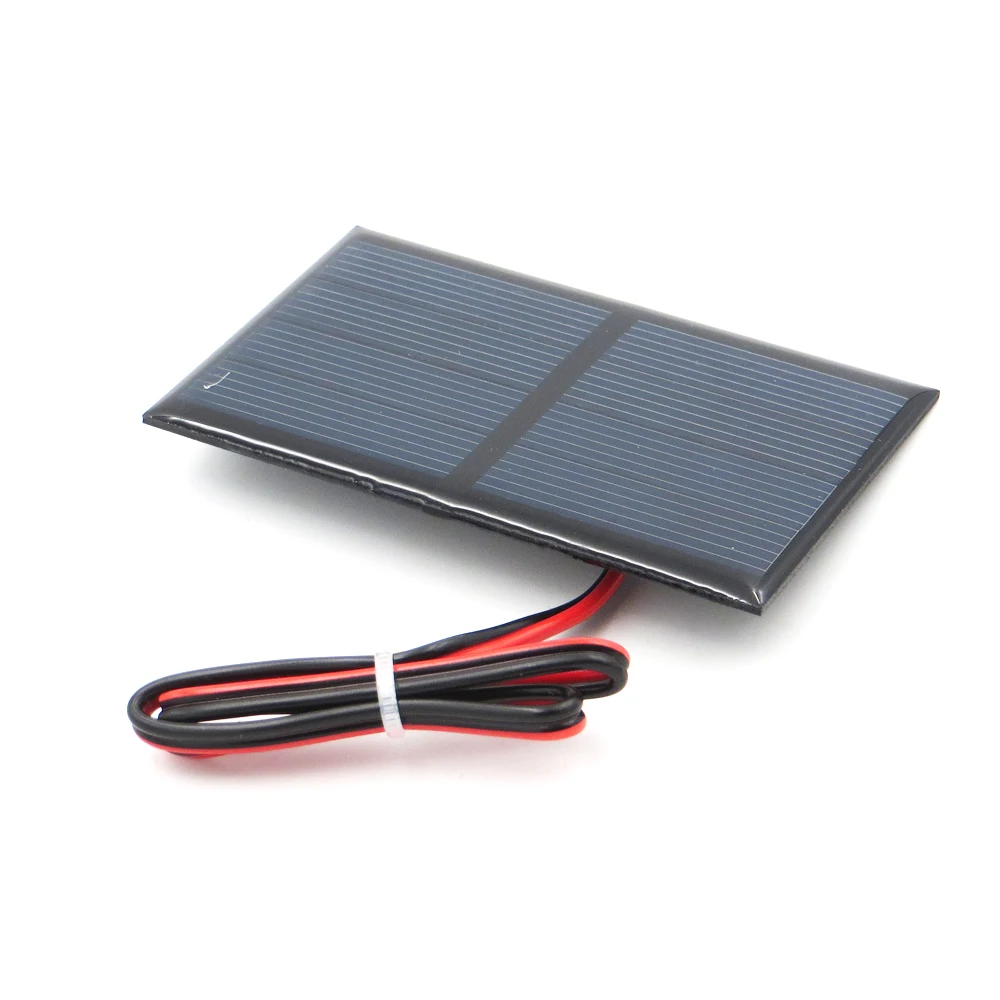 

2 V 300mA with 30cm extend wire Solar Panel Polycrystalline Silicon DIY Battery Charger Small Mini Solar Cell cable toy 2V Volt