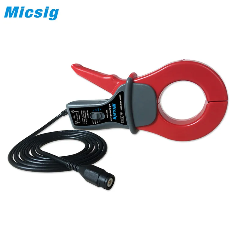 

Free Shipping Newest Micsig oscilloscope AC current probe 100KHz AC 1000A current measurement ACP1000 Hight Quality