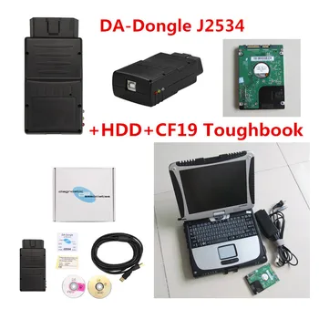 

DA-Dongle J2534 interface SDD VCI Device for Jaguar&Land Rover Diagnostic Tool + software + CF19 Toughbook Laptop ready to work