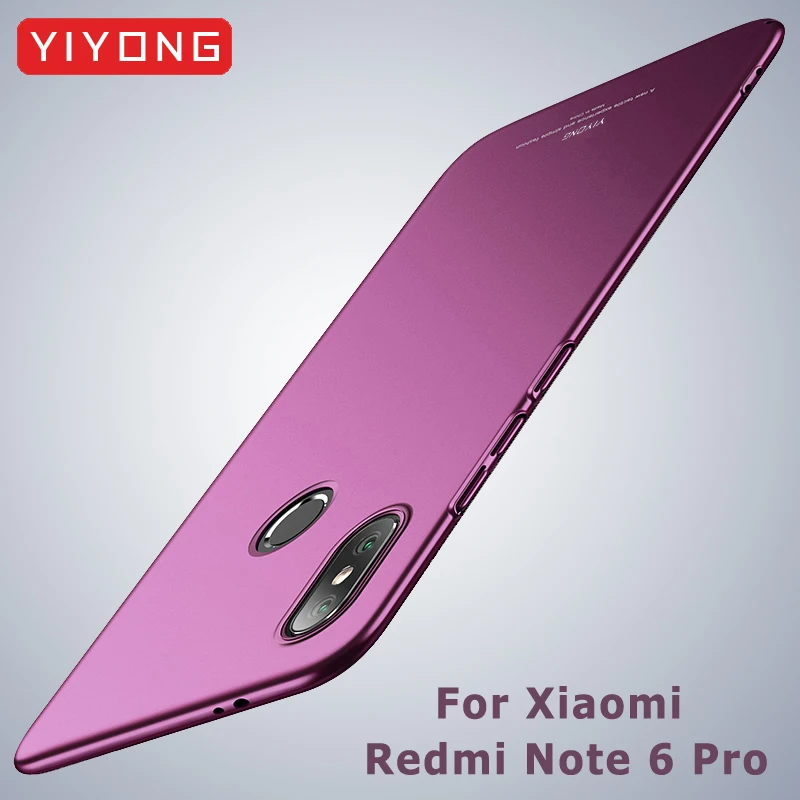 

Redmi Note 6 Pro Case YIYONG Matte Cover For Xiaomi Redmi Note 7 6 5 Pro Case Xaomi PC Cover For Xiaomi Note 5 6 7 Pro Case