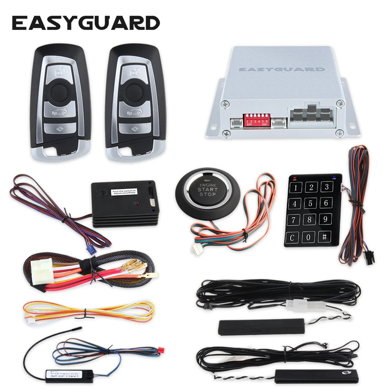 EASYGUARD пассивная Автосигнализация без ключа система автосигнализации
