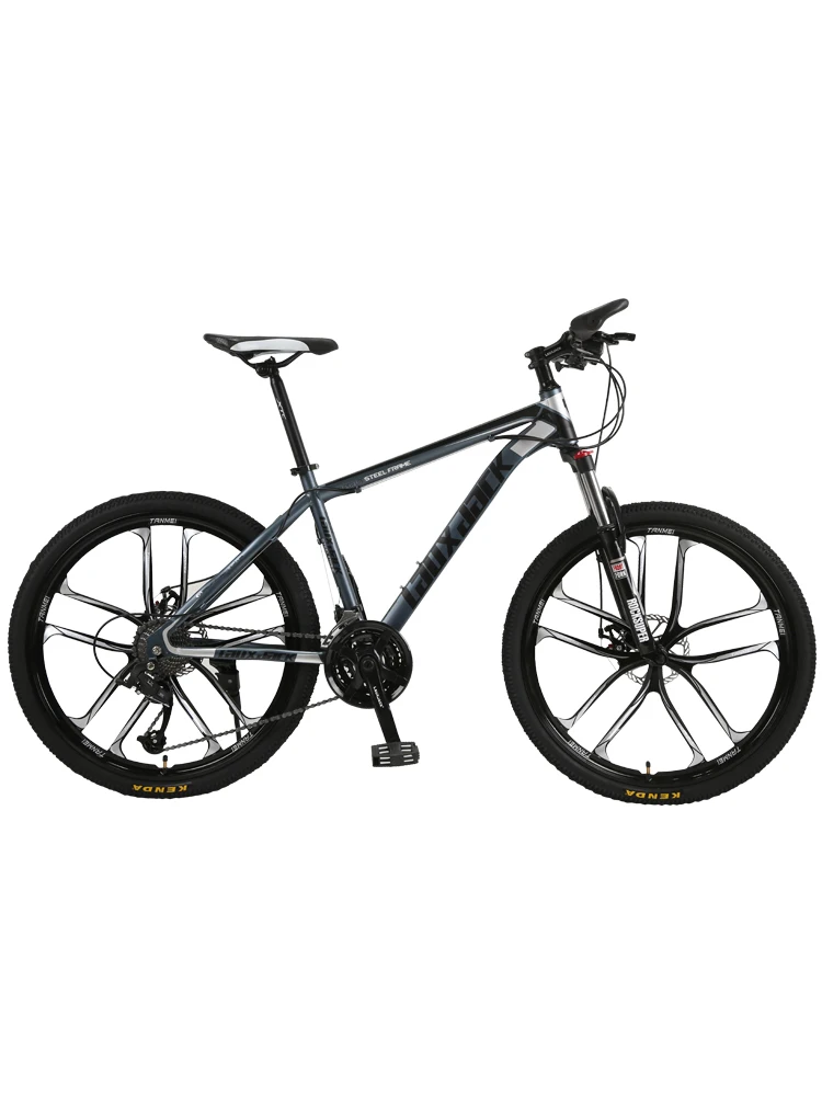 Clearance 24- inch 27-speed Bicycle men and women adults with mountain bike speed shock absorption off-road racing youth student bicycle 5