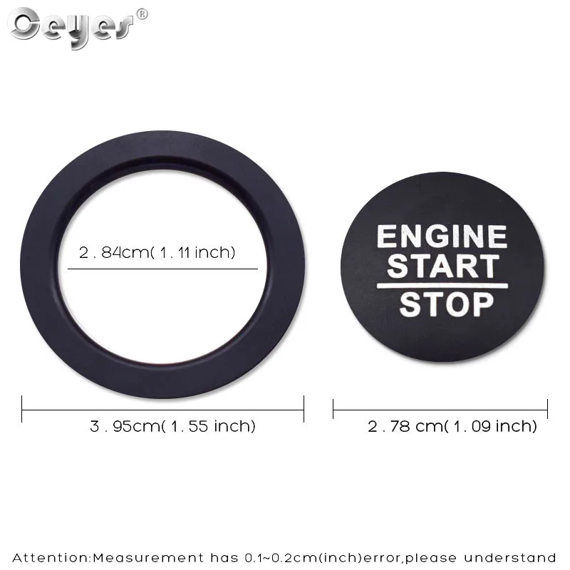 Car Start Engine Button Key Ring for CIVIC1 (3)