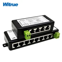 Witrue POE Injector 4 Ports 8 Ports for Video Surveillance IP Cameras Power Over Ethernet IEEE802.3af
