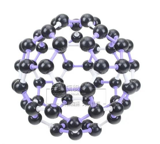 chemical molecular structure c60 crystal structure model 3120 c60