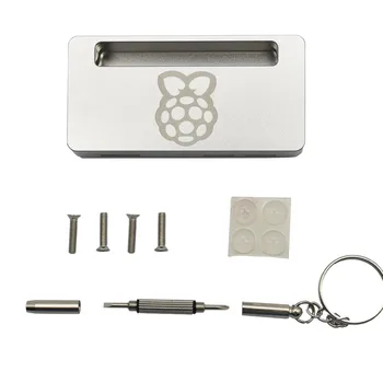 

Raspberry Pi Zero Aluminum Case For Raspberry Pi Zero W Shell Compatible With RPI 0 And RPI 0 W High Quality - Black Silver