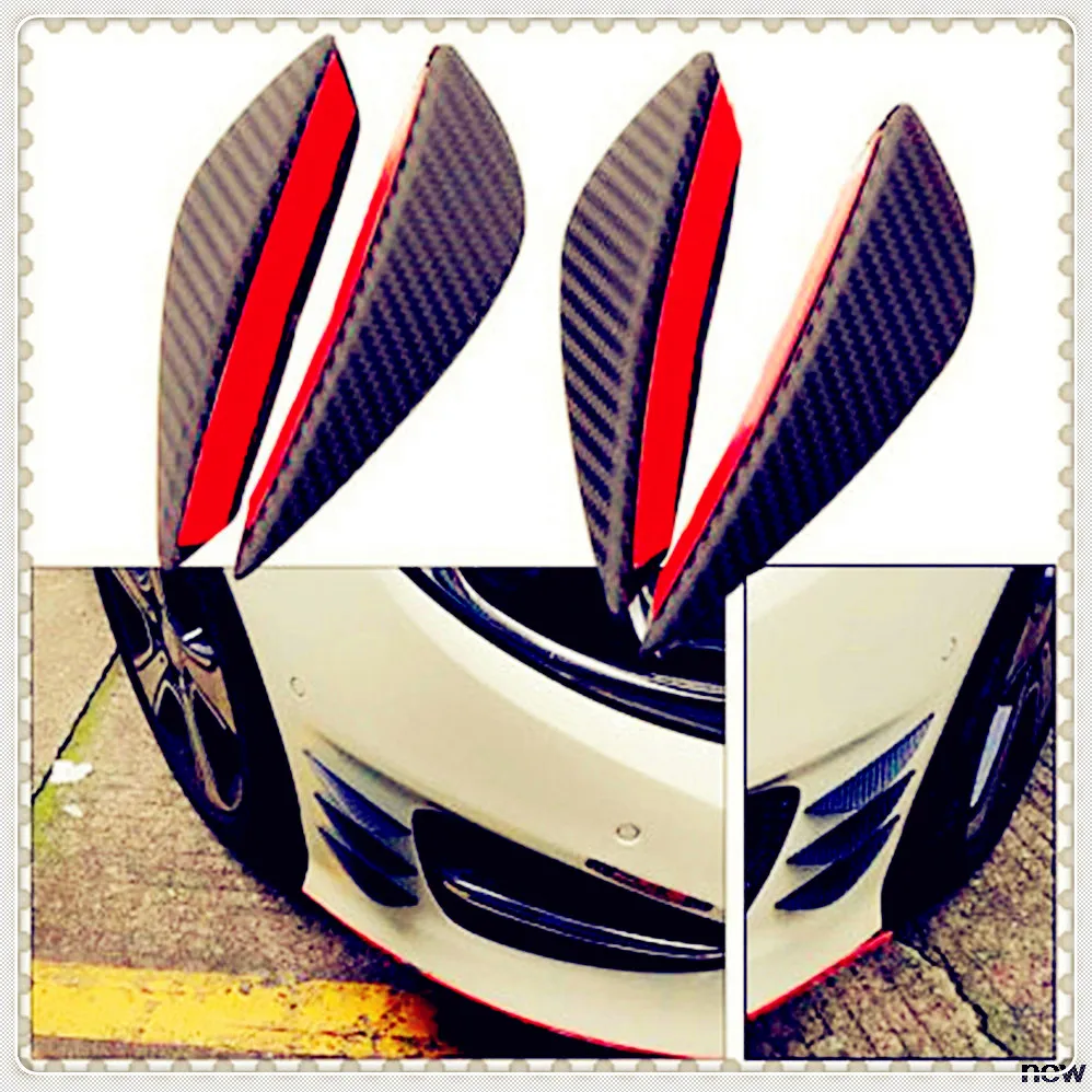 

Car Front Bumper Lip Fin Splitter Spoiler Canard Valence for Volkswagen vw Touran 1.4 Fox 1.2 Touareg2 GolfA5 GT MK7 Golf 7