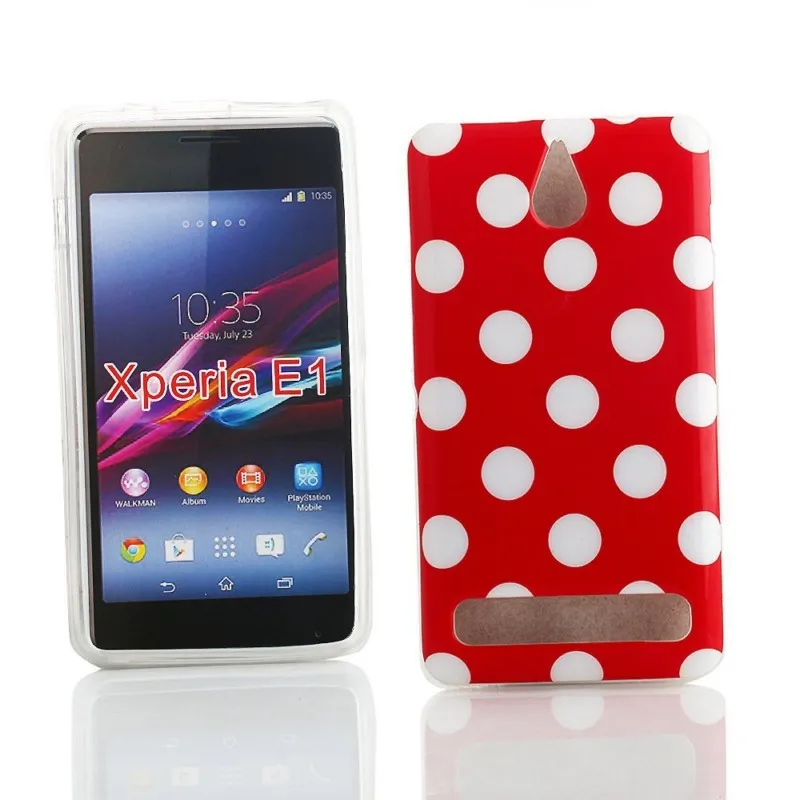 Sony Xpeira E1 Polka Dots Case (2)